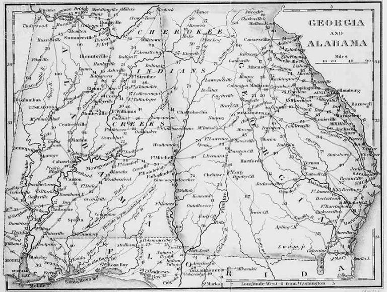 Native American tribes of Eufaula, Alabama in 1825 – Alabama Pioneers