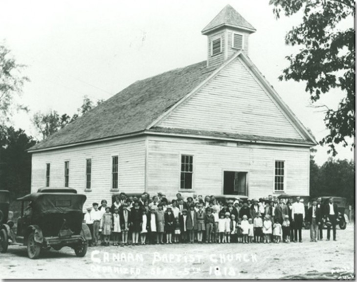 Families were split apart when the Baptist congregations separated over ...